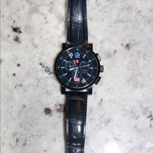 Michele Sport Sail Large Watch with 3 Straps